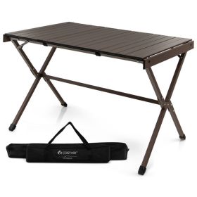 4-6 Person Portable Aluminum Camping Table with Carrying Bag 4-6 Person Portable Aluminum Camping Table with Carrying Bag